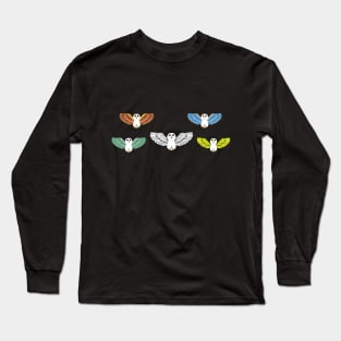 colored owls unite Long Sleeve T-Shirt